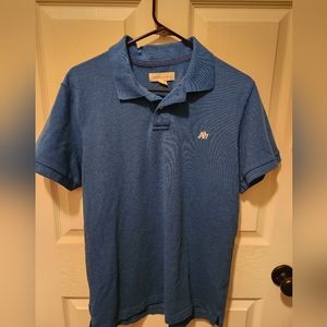 Aeropostale 1987 Blue Mens Polo Size L